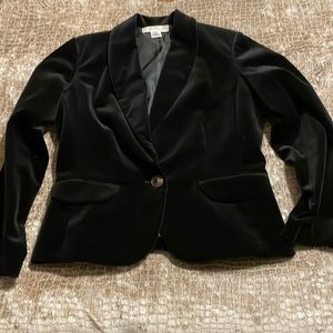 Black Velvet Blazer